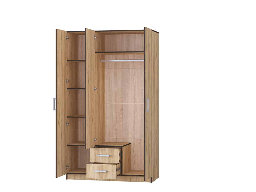 Шкаф 3-створчатый №2 ЛДСП